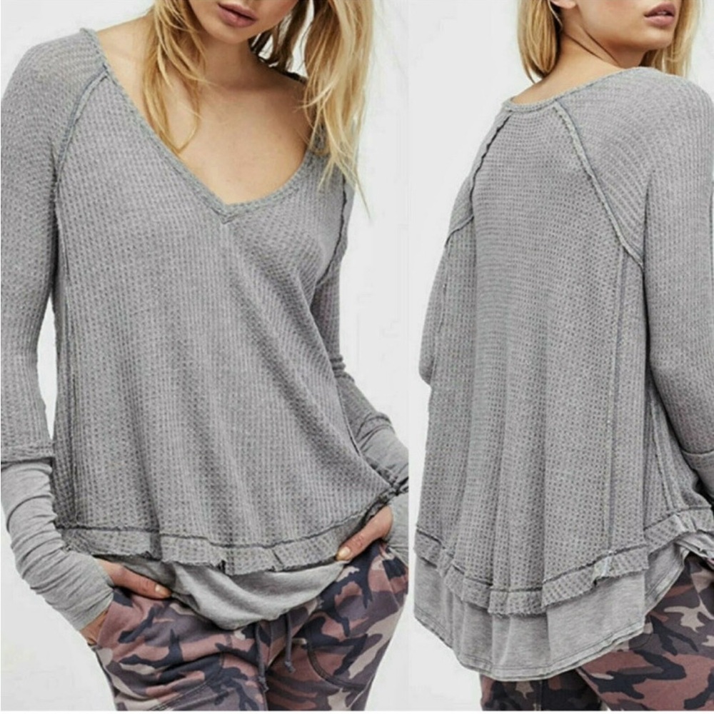 WE THE FREE Free People Laguna Thermal Top